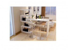 Барный стол №5 (Белый) в Приобье - priobe.mebel-74.com | фото
