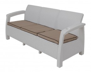 Диван Yalta Premium Sofa 3 Set (Ялта) белый (+подушки под спину) в Приобье - priobe.mebel-74.com | фото