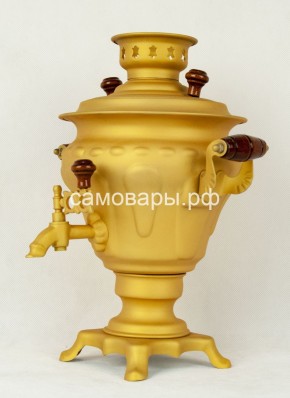 Электрический самовар "Русское золото" матовая груша на 2 литра (Ограниченная серия) в Приобье - priobe.mebel-74.com | фото