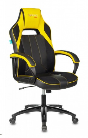 Кресло игровое Бюрократ VIKING 2 AERO YELLOW черный/желтый в Приобье - priobe.mebel-74.com | фото