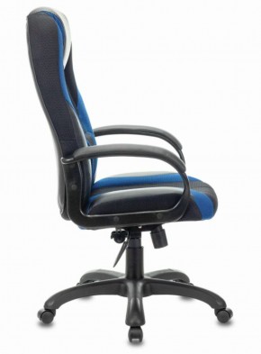 Кресло компьютерное BRABIX PREMIUM "Rapid GM-102" (экокожа/ткань, черное/синее) 532106 в Приобье - priobe.mebel-74.com | фото