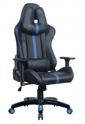 Кресло компьютерное BRABIX "GT Carbon GM-120" (черное/синее) 531930 в Приобье - priobe.mebel-74.com | фото