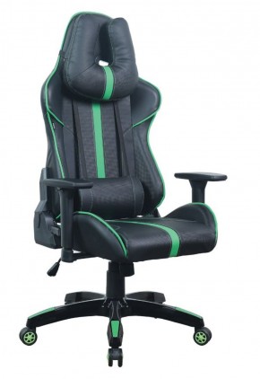 Кресло компьютерное BRABIX "GT Carbon GM-120" (черное/зеленое) 531929 в Приобье - priobe.mebel-74.com | фото