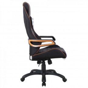 Кресло компьютерное BRABIX Techno Pro GM-003 (ткань черное/серое, вставки оранжевые) 531813 в Приобье - priobe.mebel-74.com | фото