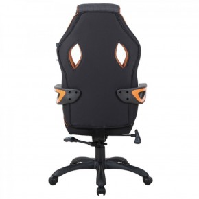 Кресло компьютерное BRABIX Techno Pro GM-003 (ткань черное/серое, вставки оранжевые) 531813 в Приобье - priobe.mebel-74.com | фото
