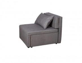 Кресло-кровать Милена (серый) Велюр в Приобье - priobe.mebel-74.com | фото