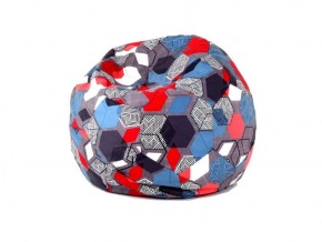 Кресло-мешок Мяч M (Geometry Slate) в Приобье - priobe.mebel-74.com | фото