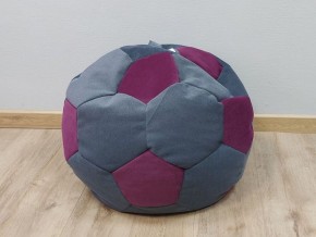 Кресло-мешок Мяч S (Shaggy Grafit-Shaggy Wine) в Приобье - priobe.mebel-74.com | фото