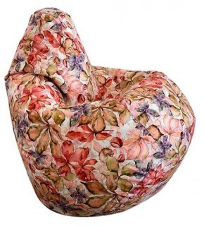 Кресло-мешок Цветы L в Приобье - priobe.mebel-74.com | фото