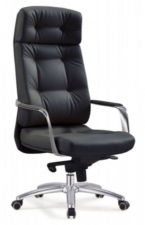 Кресло руководителя Бюрократ _DAO/BLACK черный в Приобье - priobe.mebel-74.com | фото