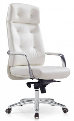 Кресло руководителя Бюрократ _DAO/WHITE белый в Приобье - priobe.mebel-74.com | фото