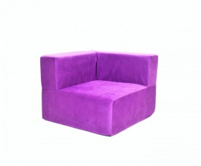 Кресло-угловое-модуль бескаркасное Тетрис 30 (Фиолетовый) в Приобье - priobe.mebel-74.com | фото