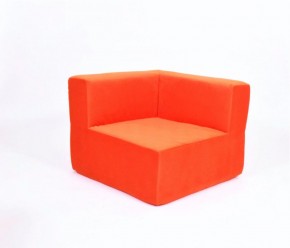 Кресло-угловое-модуль бескаркасное Тетрис 30 (Оранжевый) в Приобье - priobe.mebel-74.com | фото
