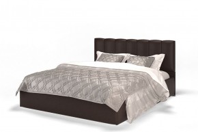 Кровать Элен 1600 + основание с ПМ (Лесмо brown) коричневый в Приобье - priobe.mebel-74.com | фото