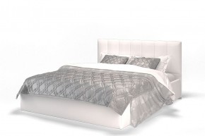 Кровать Элен 1600 + основание с ПМ (Vega white) белый в Приобье - priobe.mebel-74.com | фото