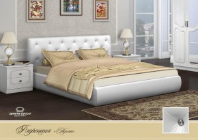 Кровать Флоренция 1600 (серия Норма) + основание + ПМ в Приобье - priobe.mebel-74.com | фото