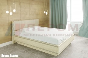 Кровать КР-1014 с мягким изголовьем в Приобье - priobe.mebel-74.com | фото