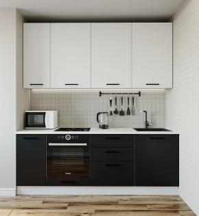 Кухонный гарнитур Графика 2200 (Стол. 26мм) в Приобье - priobe.mebel-74.com | фото