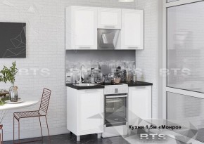 Кухонный гарнитур Монро 1.5 (Белый/MF07) в Приобье - priobe.mebel-74.com | фото