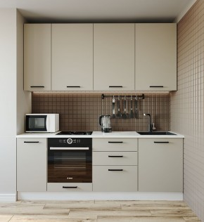 Кухонный гарнитур Шампань 2200 (Стол. 38мм) в Приобье - priobe.mebel-74.com | фото