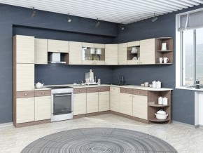 Кухонный угловой гарнитур Шимо (3200*2290) в Приобье - priobe.mebel-74.com | фото