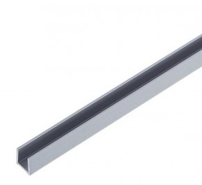 Планка торцевая "П" 4 мм для стеновой панели (алюминий) в Приобье - priobe.mebel-74.com | фото
