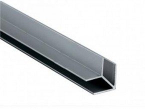 Планка угловая "W" 4 мм для стеновой панели (алюминий) в Приобье - priobe.mebel-74.com | фото